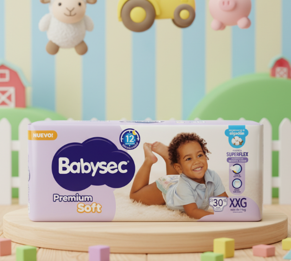 Producto - Babysec Premium Soft XXG x44 unidades (+ de 13 kg)