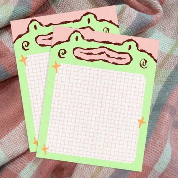 Producto - memo pad "sapito"