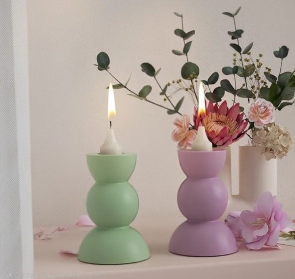 Producto - MOLDE SILICONA CANDELABRO ch