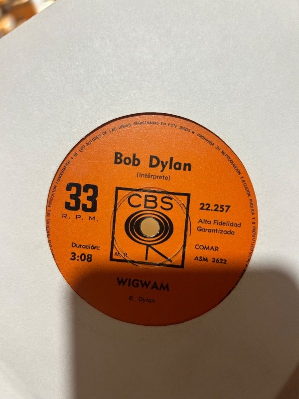Producto - Bob Dylan Lay lady lay simple 7