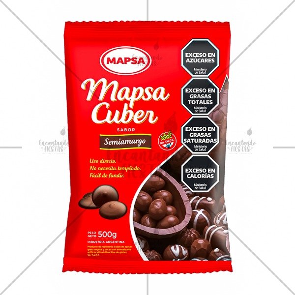 Producto - Chocolate Mapsacuber Baño de Repostería 500g - 3