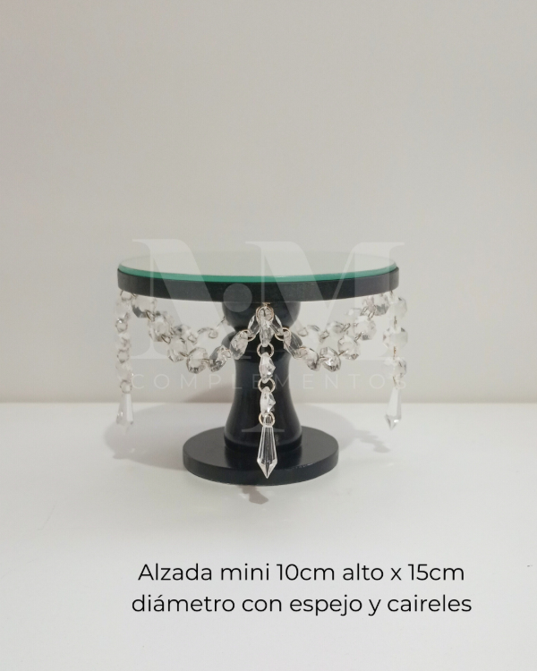 Producto - Alzada mini 10x15 con espejo y caireles