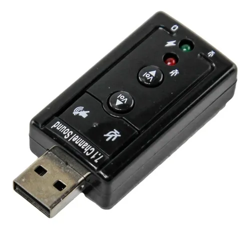 Producto - ADAPTADOR DE SONIDO USB 7.1 CHANNEL SOUND EXTERNO PARA PC Y NOTEBOOK