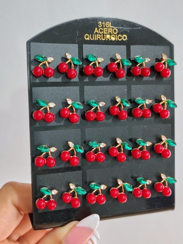 Producto - Aritos cerecita por par AD