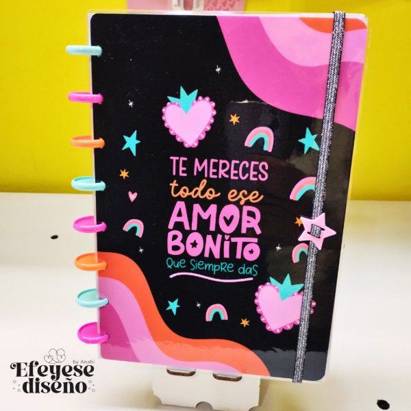 Producto - Cuaderno A5 con sistema de discos