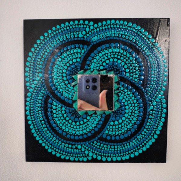 Producto - Cuadro "Espirales azules"