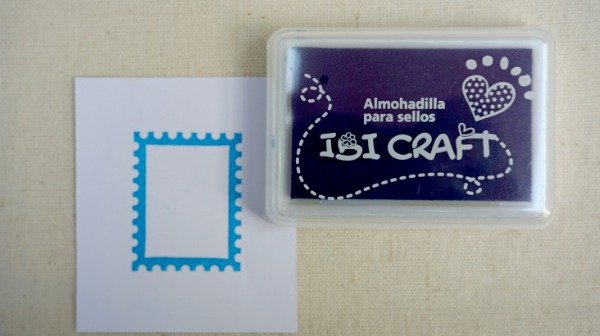 Producto - Almohadilla entintada azul