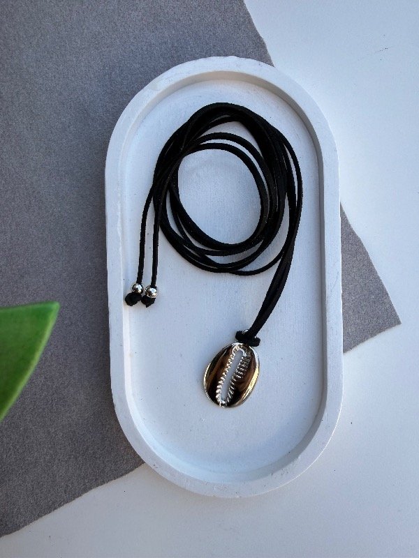 Producto - Choker caracol negro