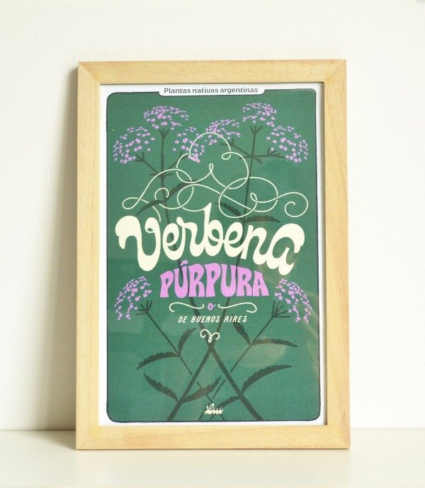 Producto - Print - Verbena púrpura