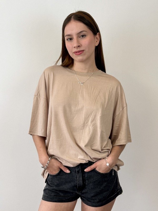 Producto - Pack x2 Remerones Beige/Negro