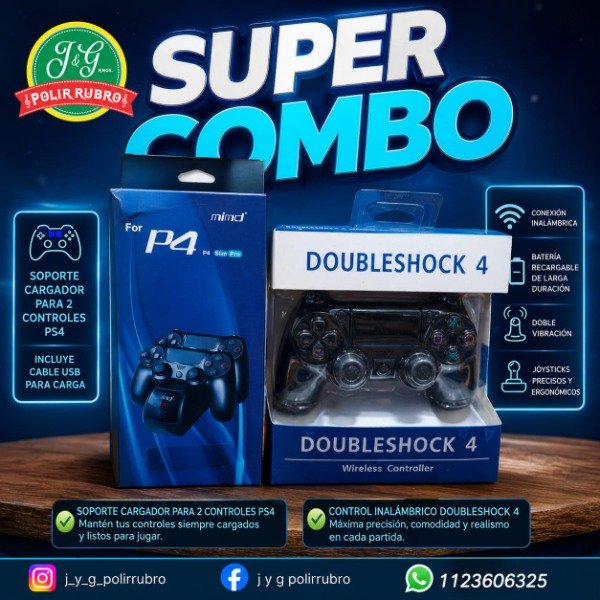 Producto - SUPER COMBO PARA PS4