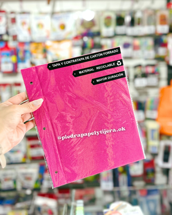 Producto - Carpeta 2 tapas lisa TONOS ROSA