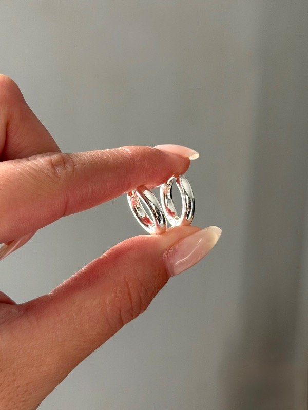Producto - Argollas clasic lisas mini glob - 1