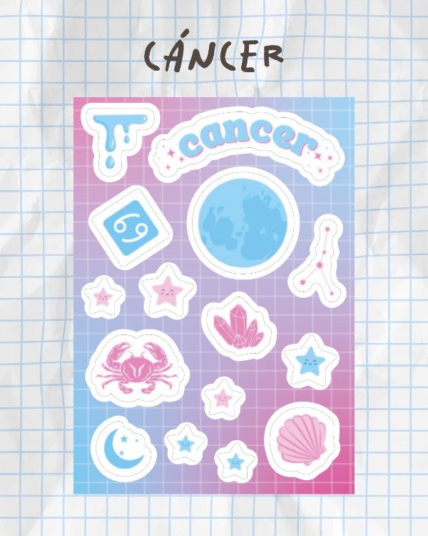 Producto - Planchas A6 de signos - 10