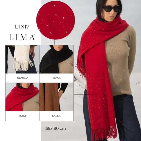 Producto - BUFANDON CON BRILLOS LIMA