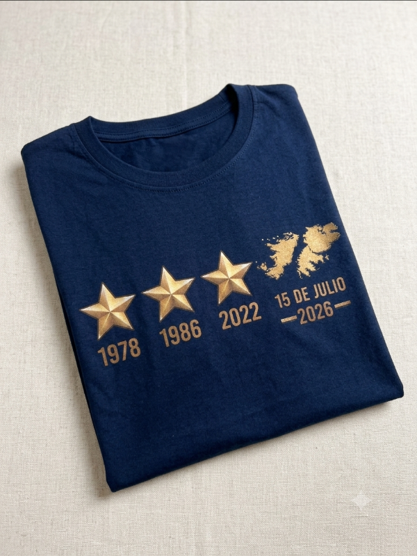 Producto - Remera 4 estrella LAS MALVINAS - 5