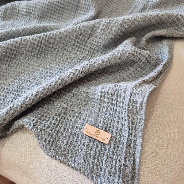 Producto - Pie de Cama Panal Gris Perla - 3