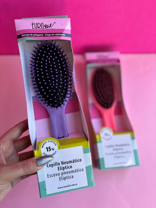 Producto - Cepillo neumático elíptico colores Eurostil