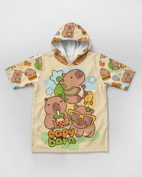 Producto - MAXIPONCHO TOALLA Capi y Tortuga