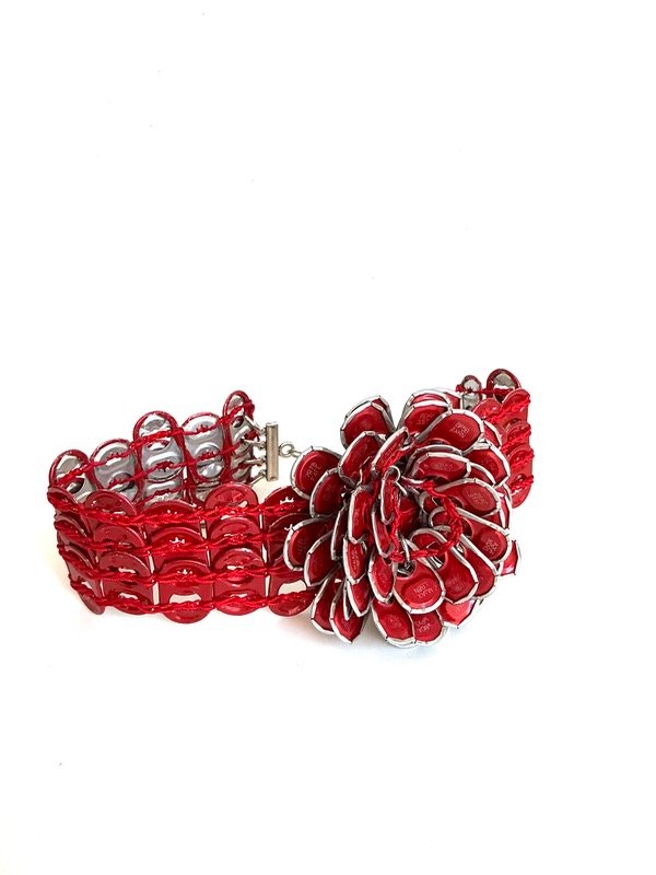 Producto - Chocker flower red
