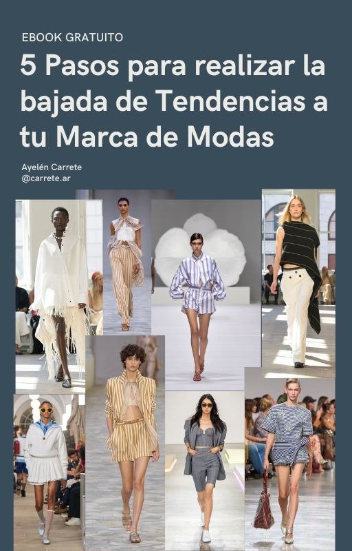 Producto - E BOOK Gratuito 5 Pasos para realizar la bajada de tendencias a tu marca de moda