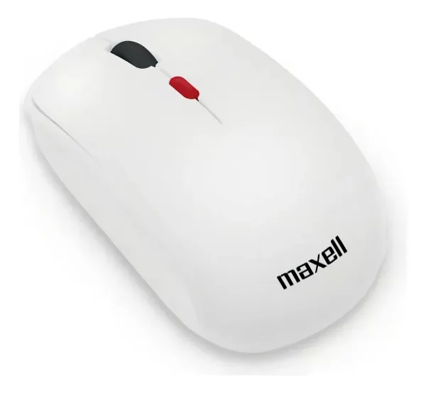 Producto - Mouse Wireless Maxell 1600 Dpi Mowl-100 Varios Colores Color Blanco