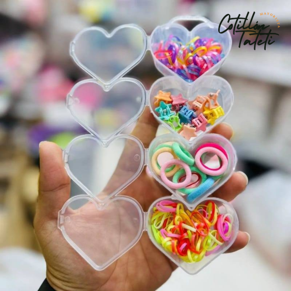 Producto - KIT DE CORAZONES MINI PARA EL PELO