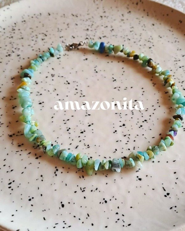 Producto - Collar Escallas Amazonita