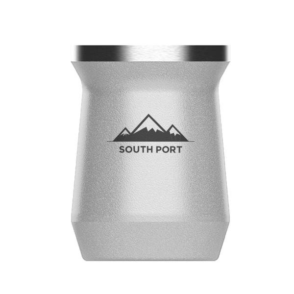 Producto - Mate acero inoxidable -236ml -térmico -white -South Port by Gadnic (TERMO02B) - 0