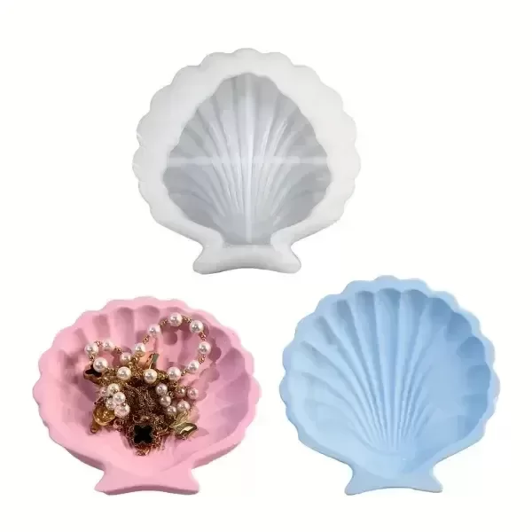 Producto - Molde silicona ostra jabonera platito - 4