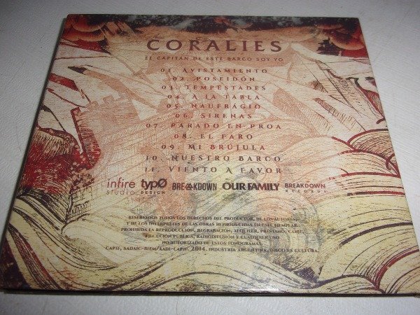 Producto - CD CORALIES EL CAPITAN DE ESTE BARCO SOY YO METALCORE ARG F10 LEER - 1