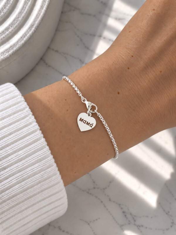 Producto - PULSERA CORAZÓN MAMÁ 0037 - 0