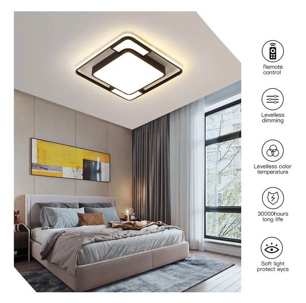 Producto - Plafón LED Geométrico 48W 3 temperaturas - 3