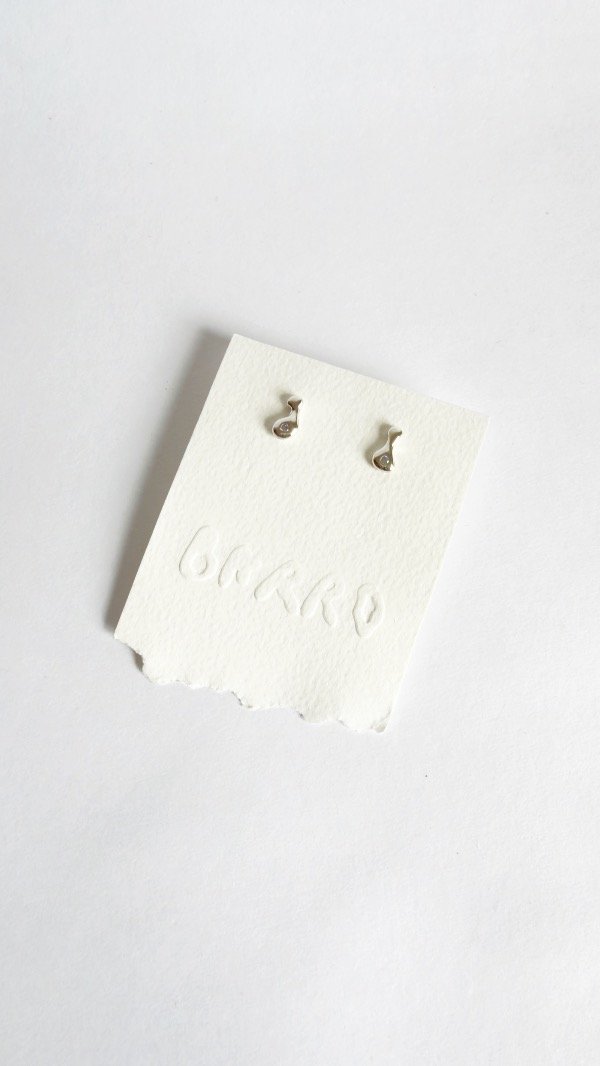 Producto - Aro de plata cubic blanca - 1