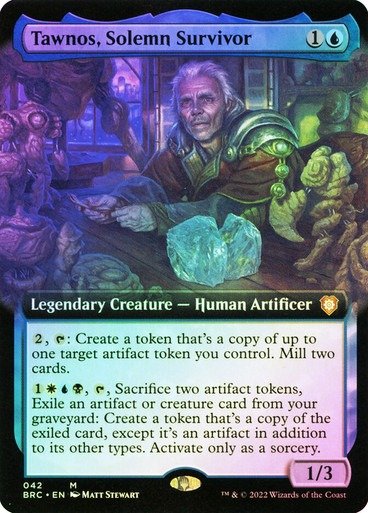 Producto - Tawnos, Solemn Survivor (Extended Art Foil)