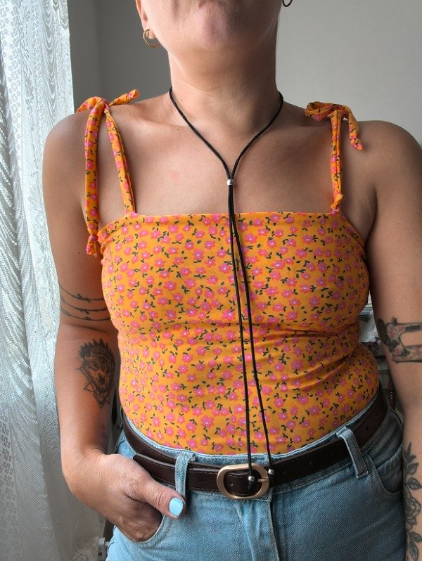 Producto - Top Simona Florcitas TALLE 1