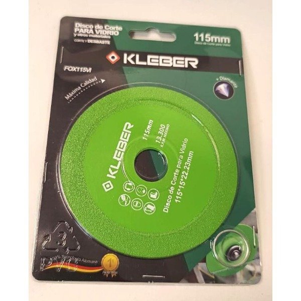 Producto - 6220   DISCO DIAMANTADO PARA VIDRIO 115 KLE