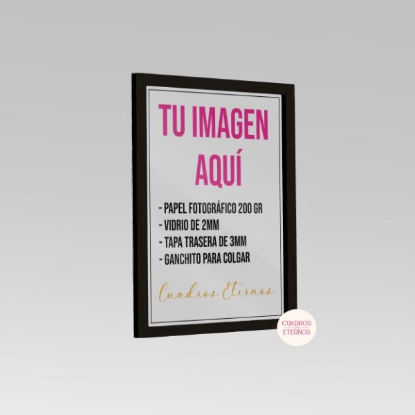 Producto - Cuadro en medida 15x21 con tu fotografía