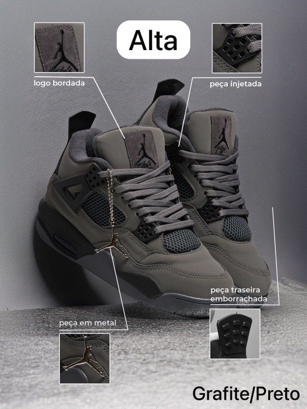 Producto - Jordan retro4 Grafito
