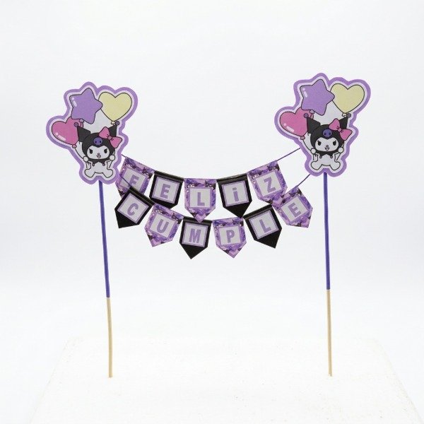 Producto - Topper banderin kuromi - 0
