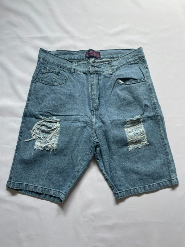 Producto - Bermuda azul con roturas