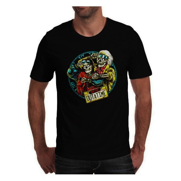 Remera Volver al futuro Skull