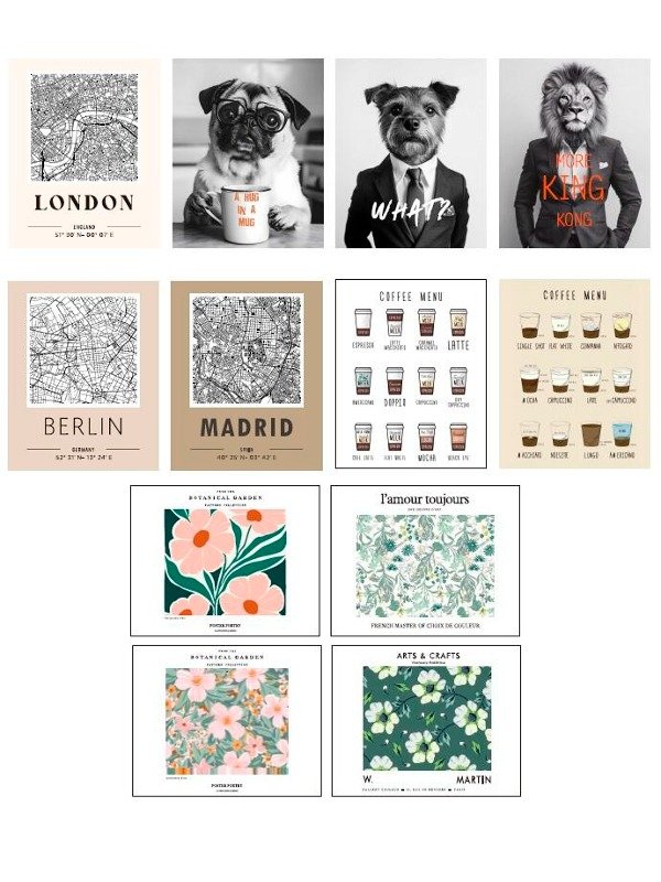 Producto - LAMINAS DECORATIVAS POSTER 40X50 POS145