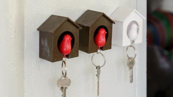 Producto - Porta llave y llavero pajarito x1