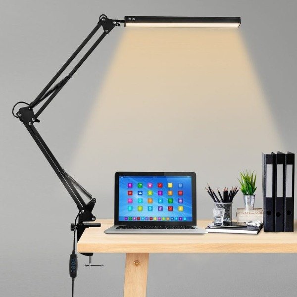 Producto - Lámpara led plegables articulada de escritorio con morza - 0