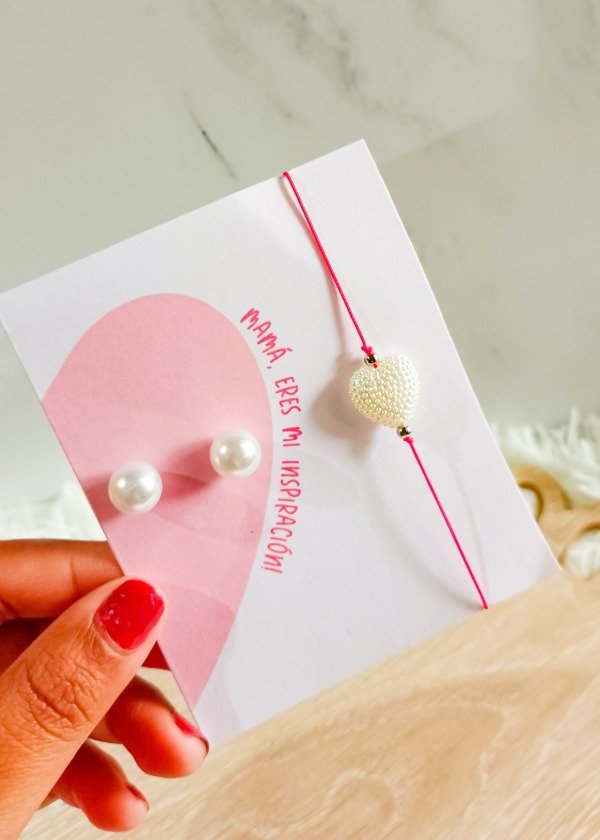 Producto - Combo aros + pulsera mamá 2