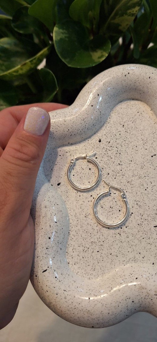 Producto - Argollitas Blanco Clásicas