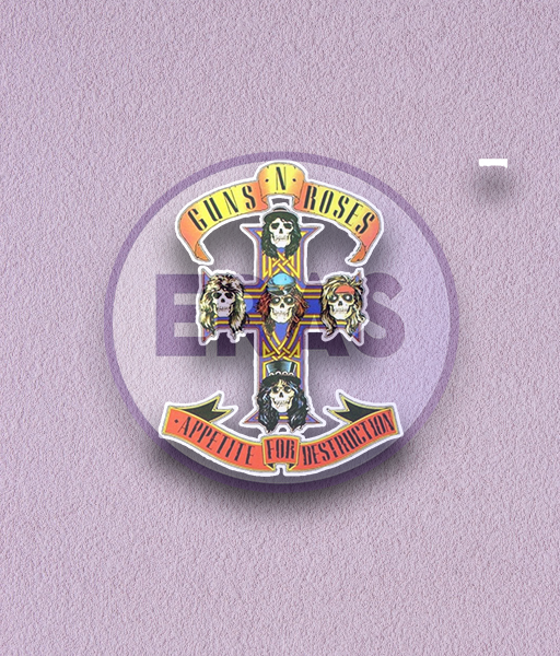 Producto - STICKERS UV- GUNS N ROSES - #5