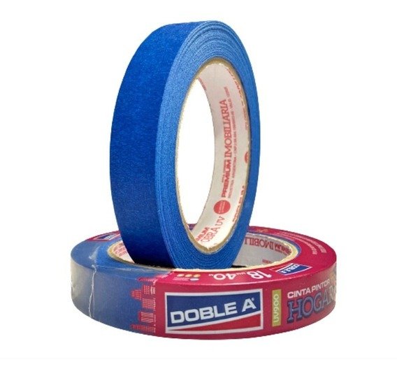 Producto - Cinta enmascarar azul Doble A - 18 mm 40 m