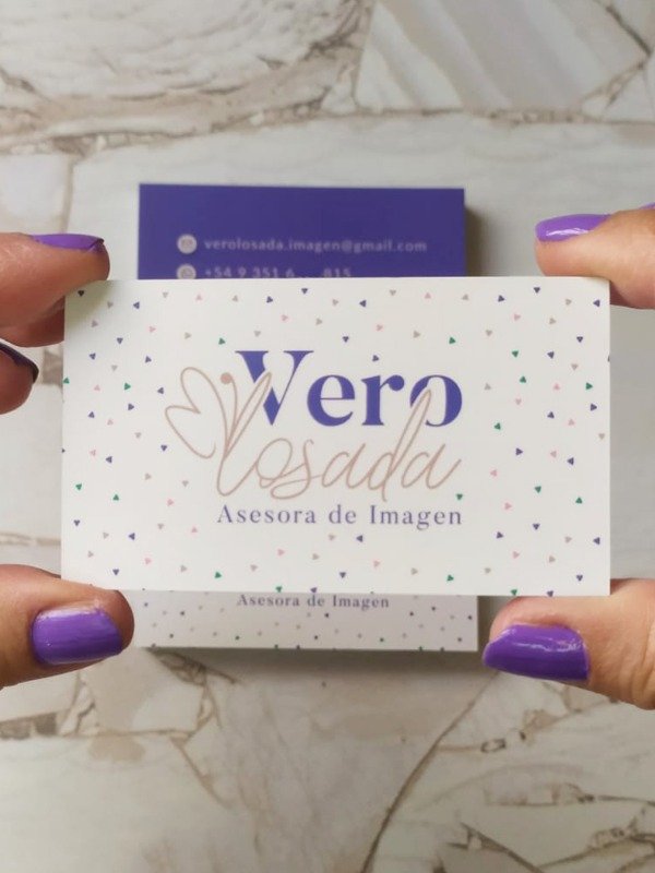 Producto - [Offset] Tarjetas Personales - Frente y dorso color Opp Mate - 1